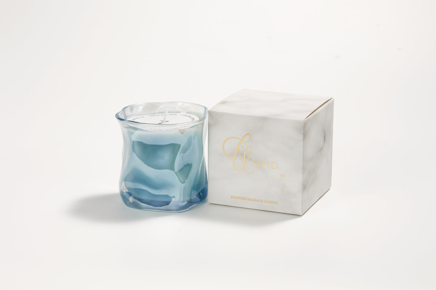 BLUE Massage Candle